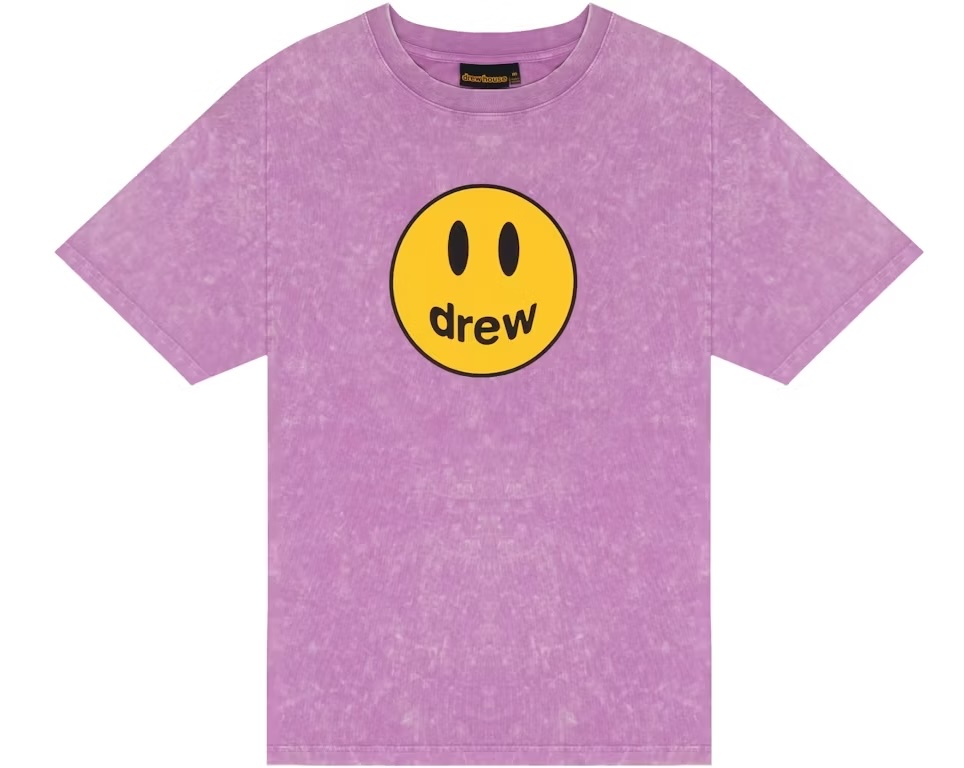 Drew House 經典笑臉 水洗葡萄 短袖