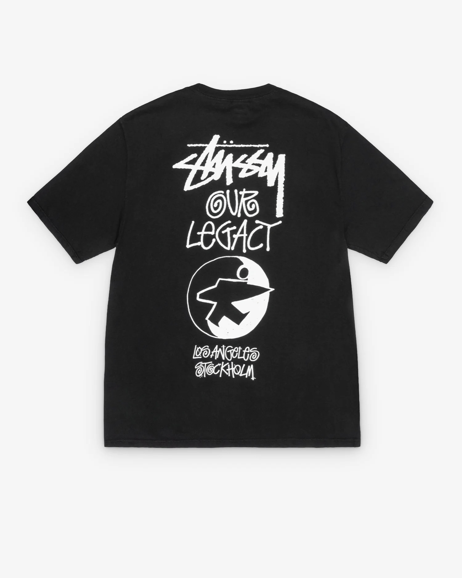 Stussy x Our legacy 聯名 短袖 太極 黑