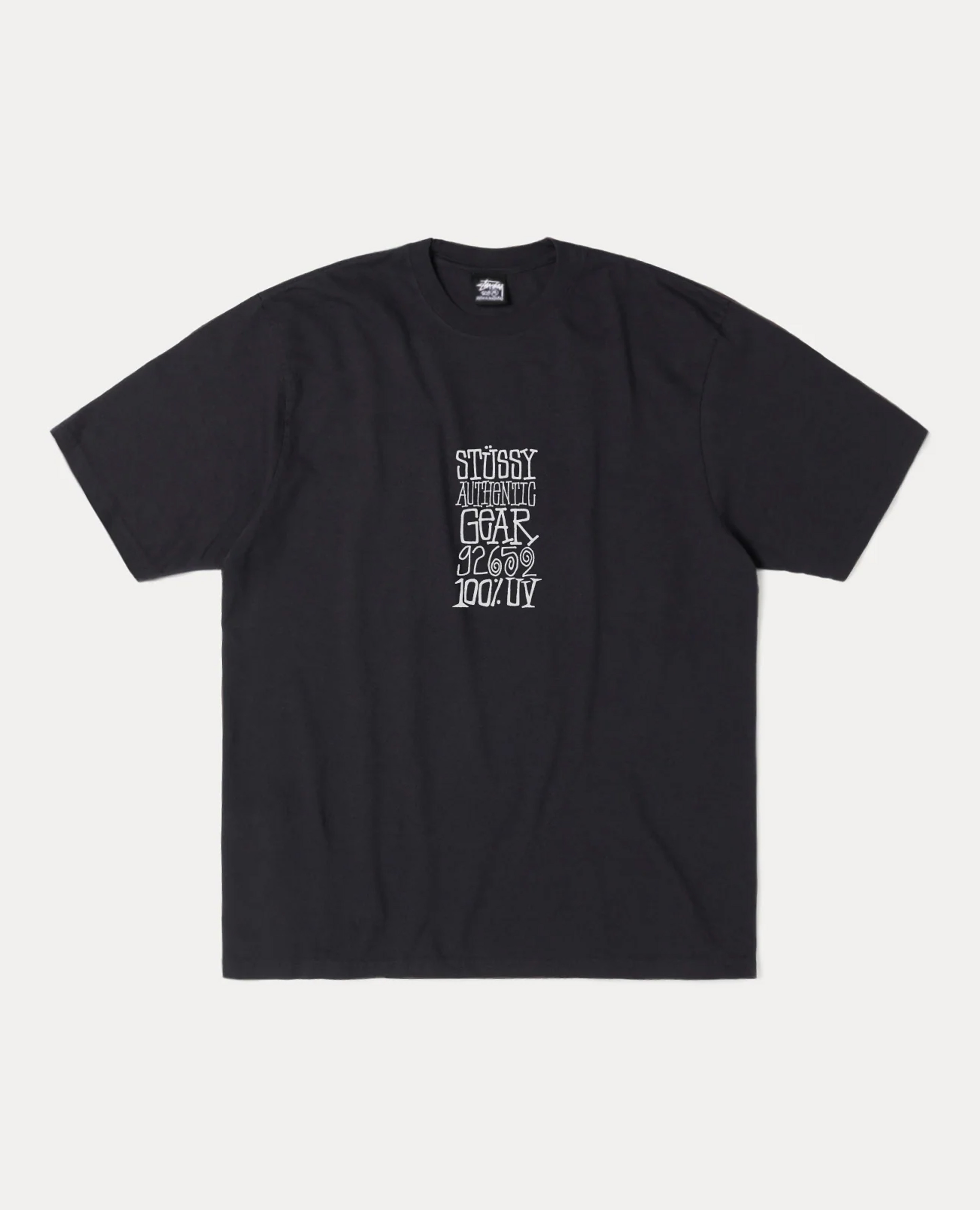 Stussy 授權裝備 水洗黑 短袖