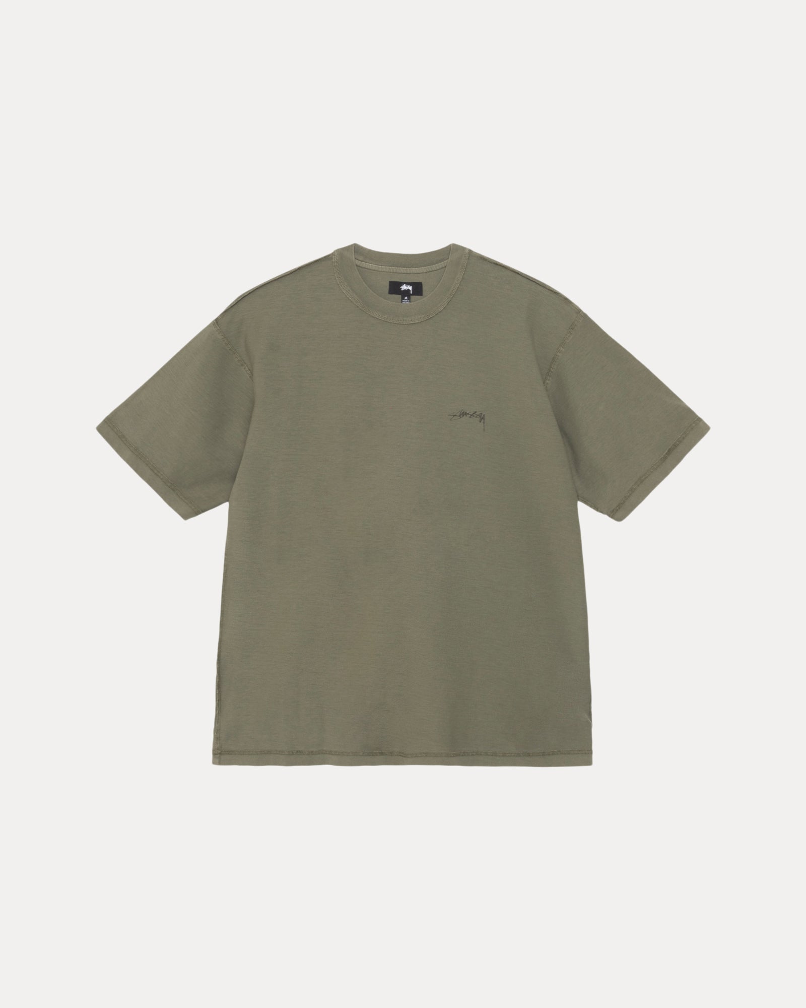 Stussy 滑感短袖 Lazy tee 松木綠