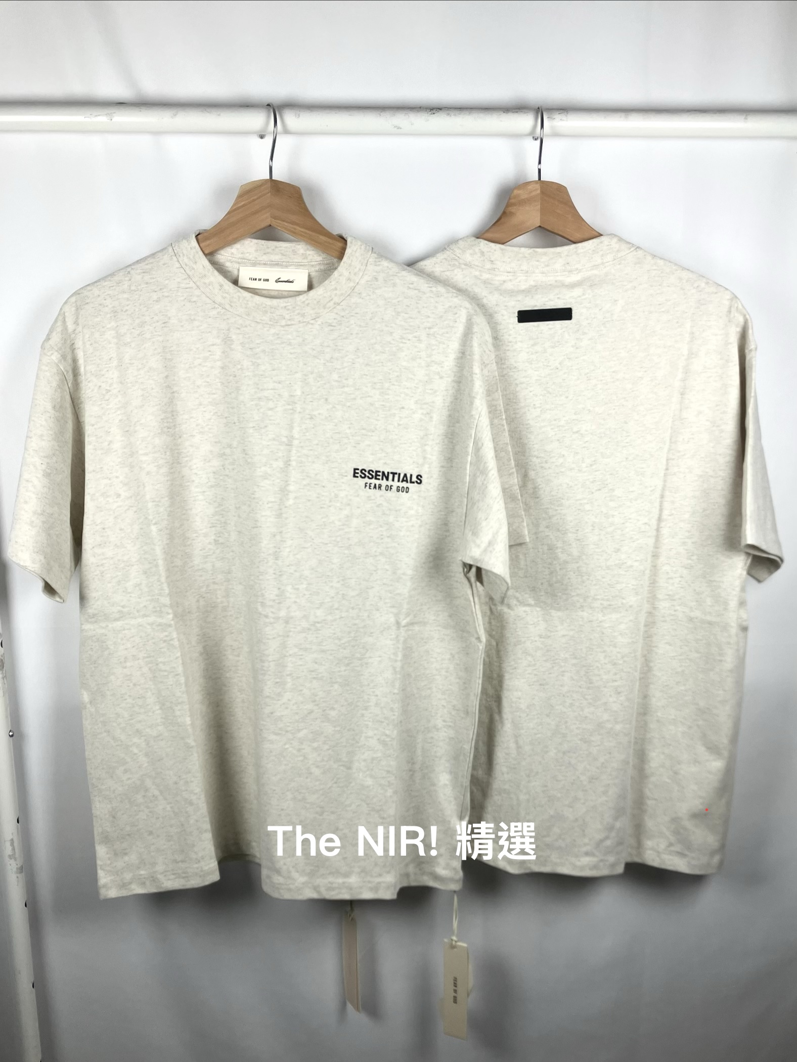 Essentials 26SS 正面字 90S 版型 淺灰 短袖 大童