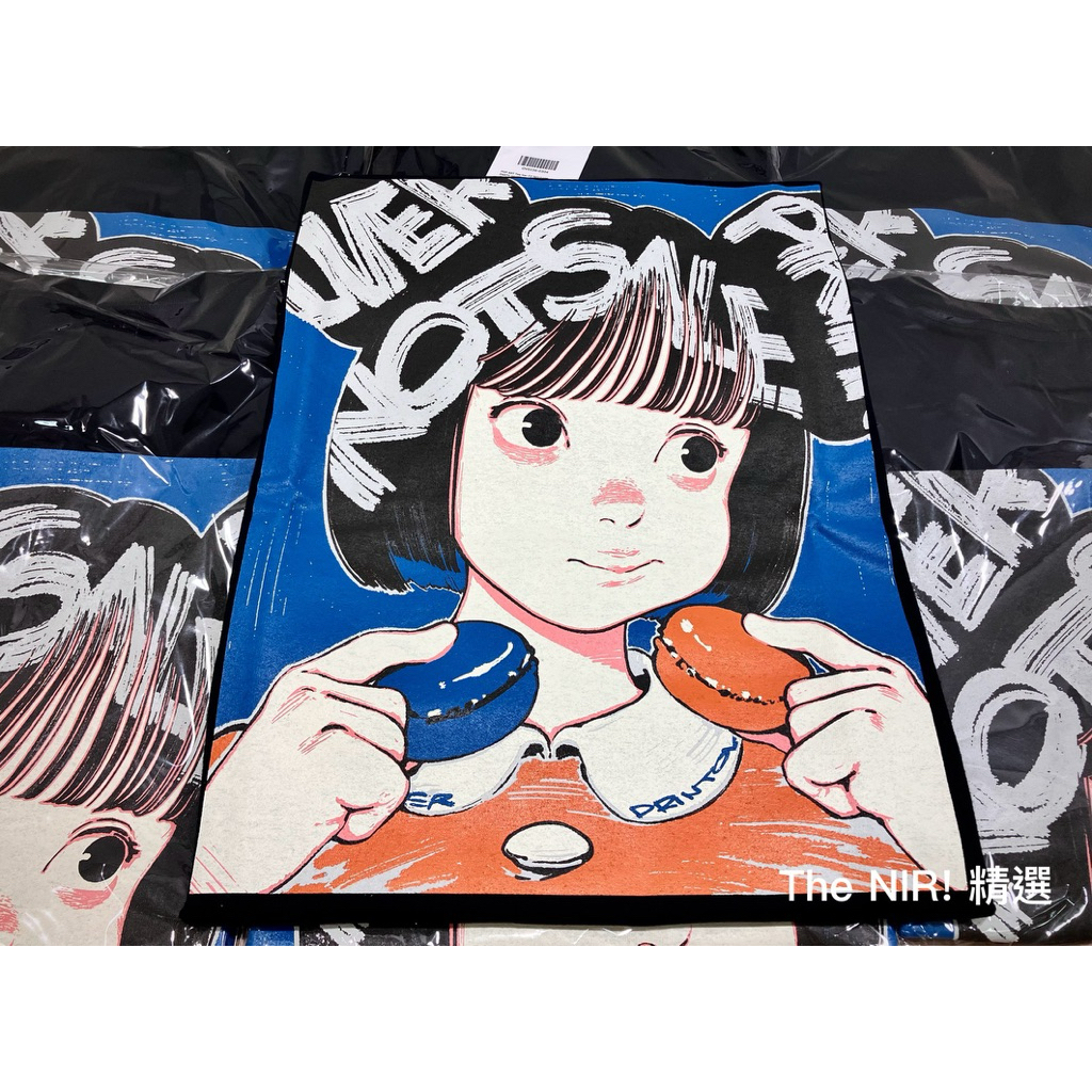 Over Print 背後大圖 Ver22 一般版 吃馬卡龍 黑色 短T T恤 overprint