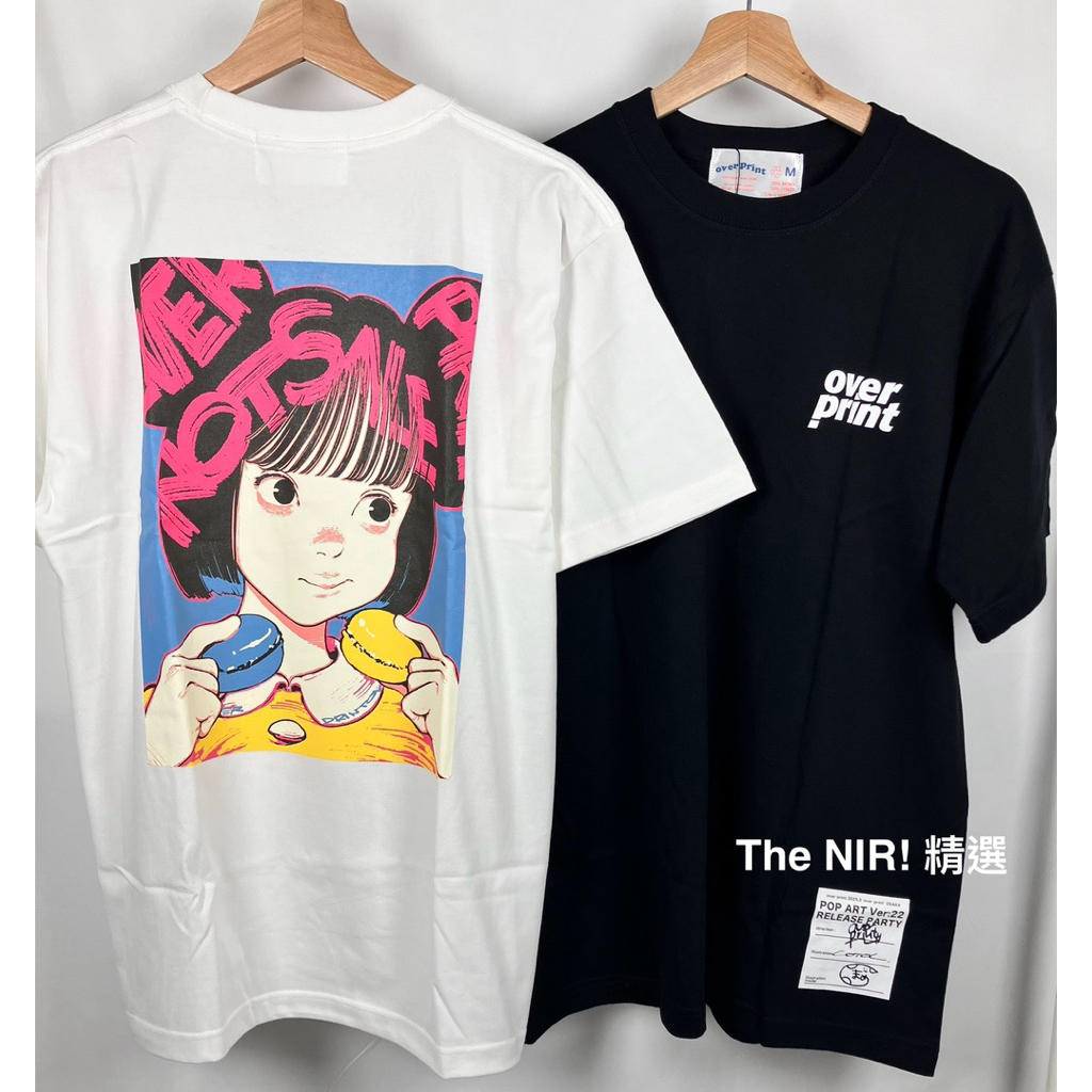 Over Print 吃馬卡龍 簽名版 背後大圖 Ver22 Release Party 白色 短T