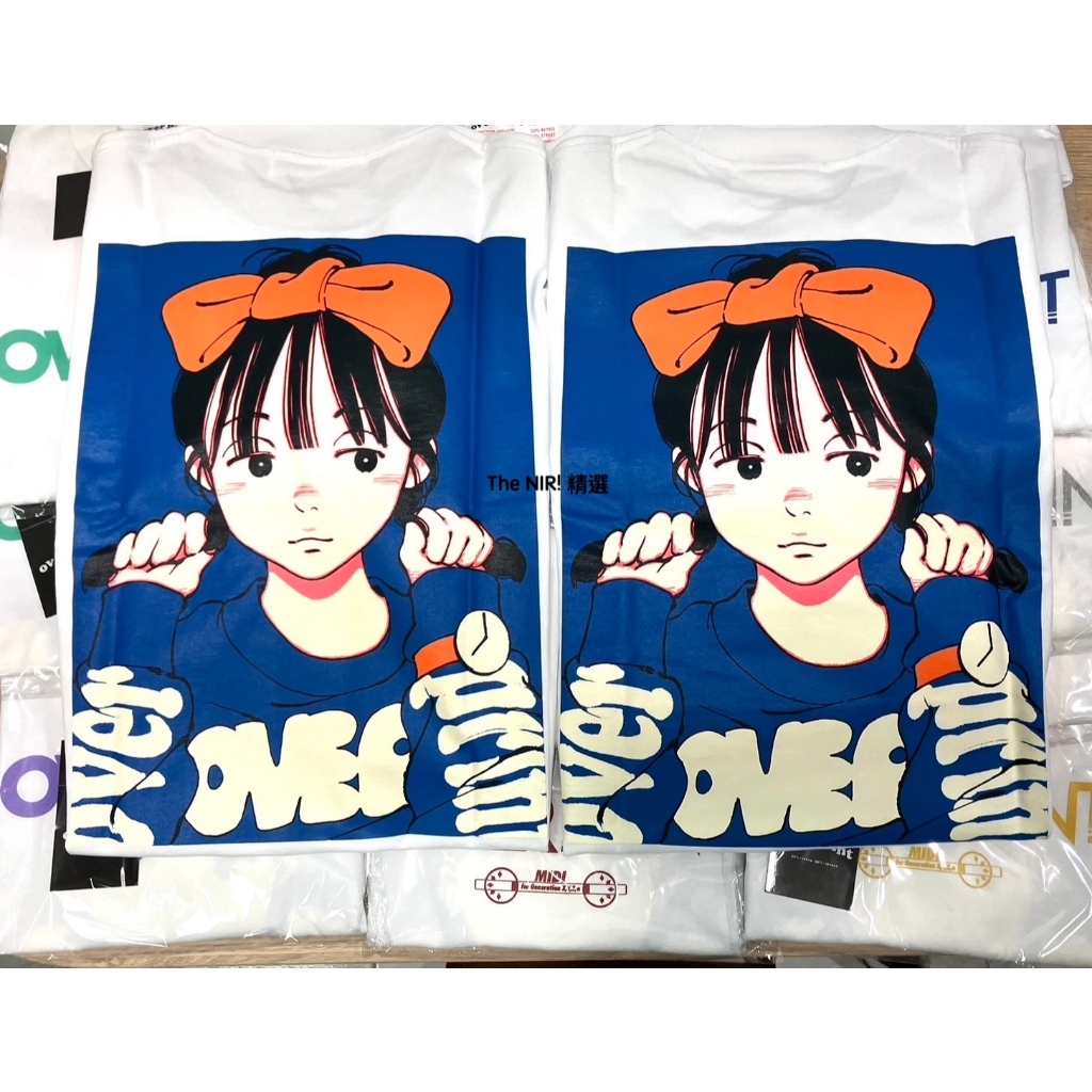 Over Print Ver.11 白色 短T T恤 雙馬尾蝴蝶結 背後大圖 overprint