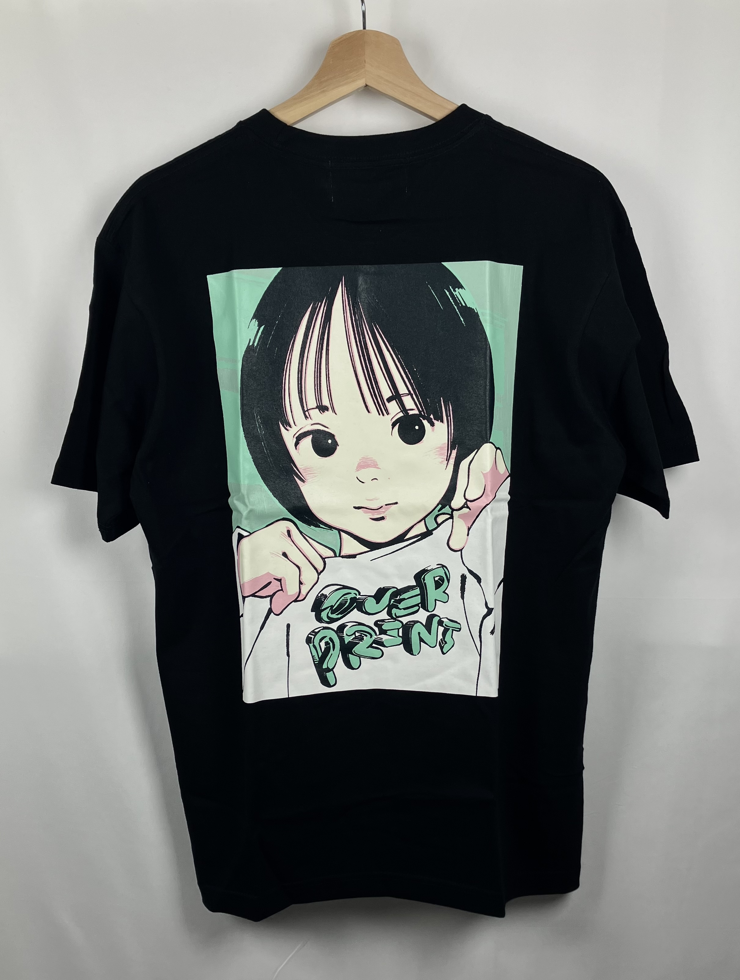 Over Print ver 21 名古屋限定 背後大圖 黑色 短T T恤 overprint