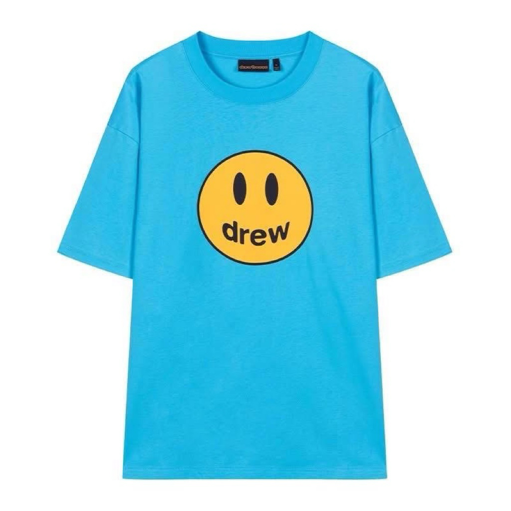 Drew House 經典笑臉 藍色 短袖