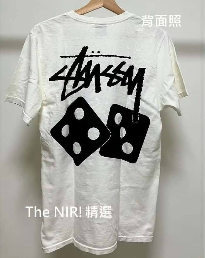 Stussy 平面骰子 白色 短T