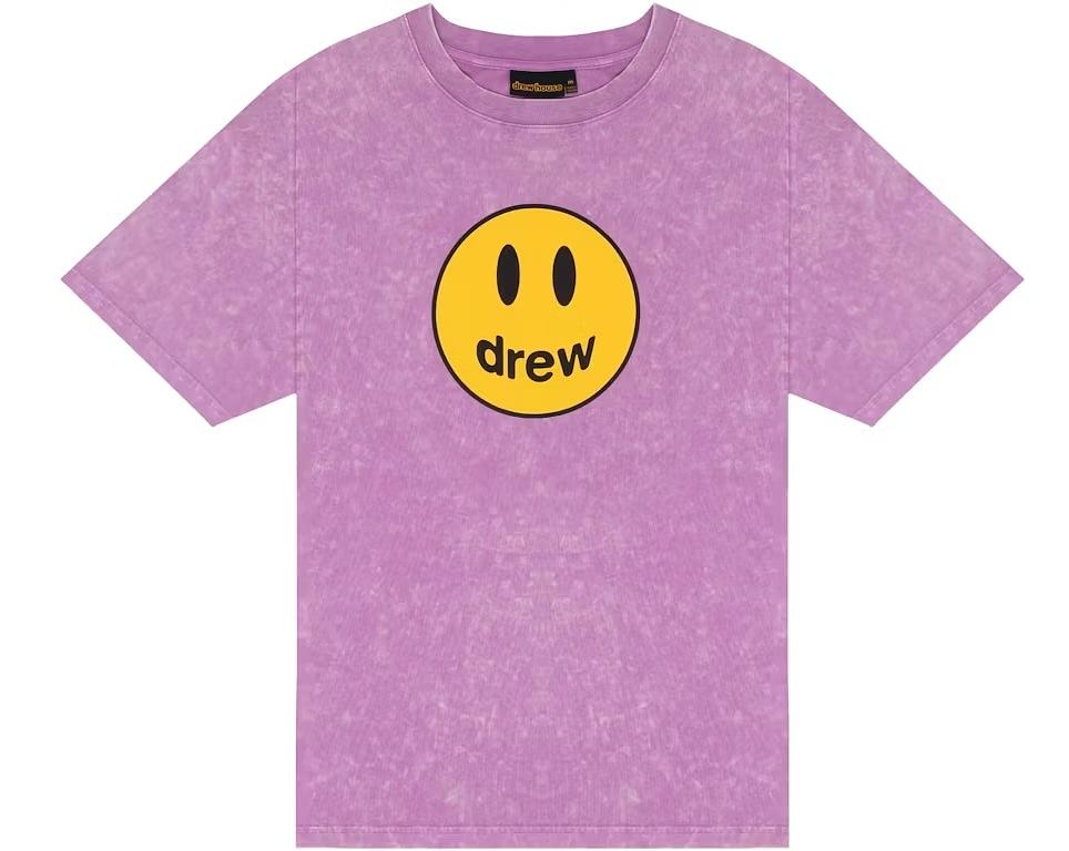 Drew House 經典笑臉 水洗葡萄 短袖