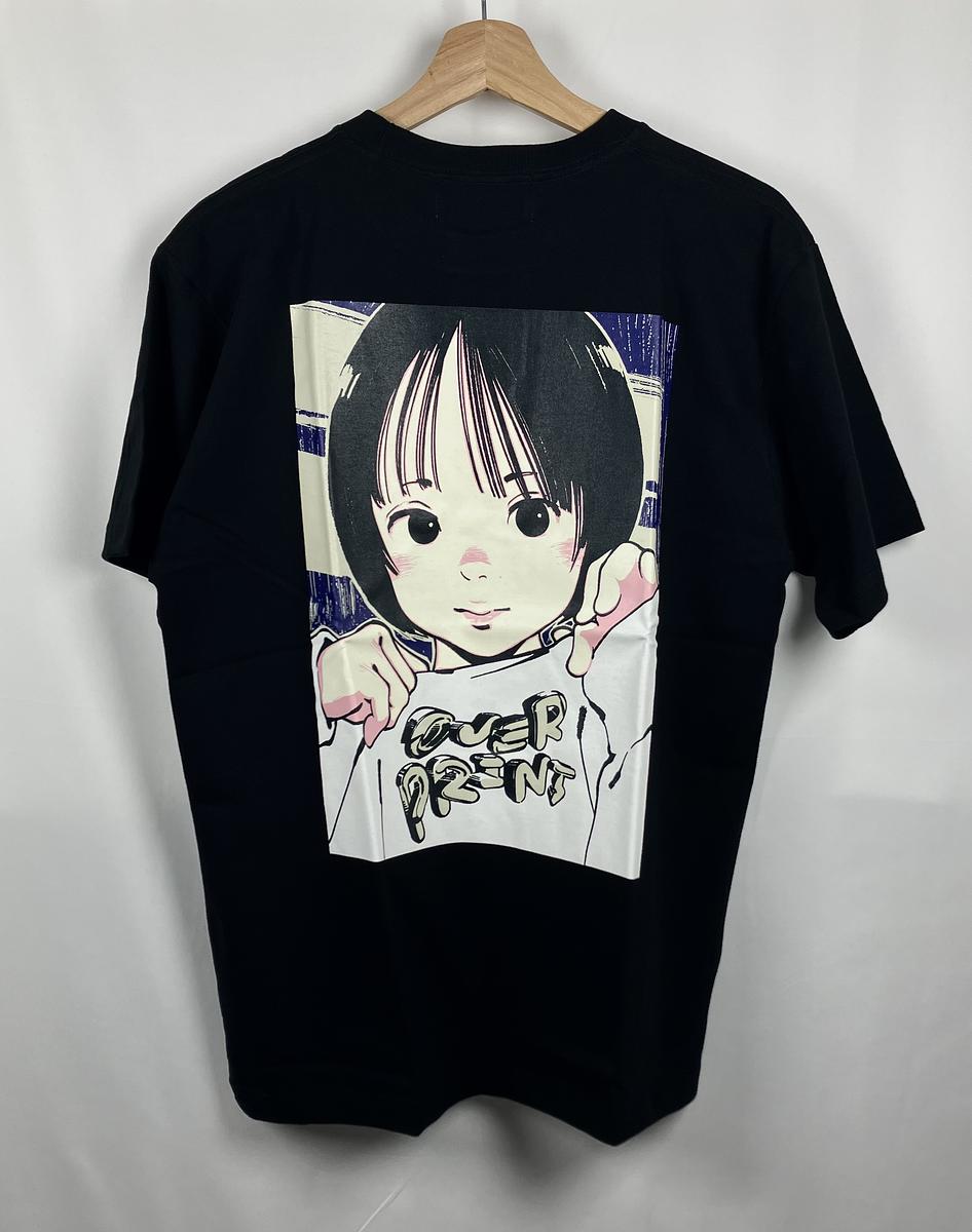 Over Print Ver 21 大阪限定 背後大圖 黑色 短T t恤 overprint