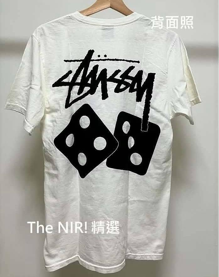 Stussy 平面骰子 白色 短T